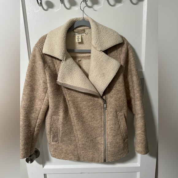 H&M warm jacket - cream colored - Picture 3 of 6